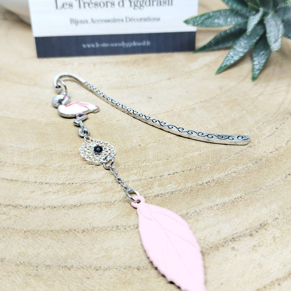 Marque page "Flamant rose"