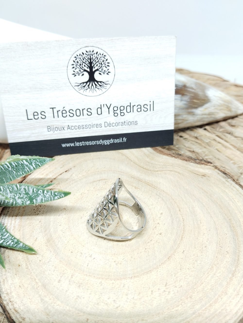 Bague "Fleur de vie"