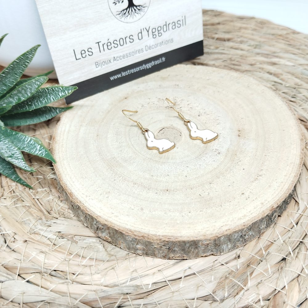 Boucles d'oreilles "Lapin"