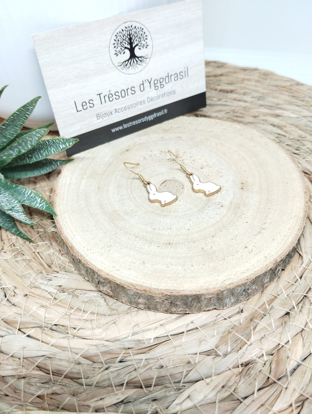Boucles d'oreilles "Lapin"