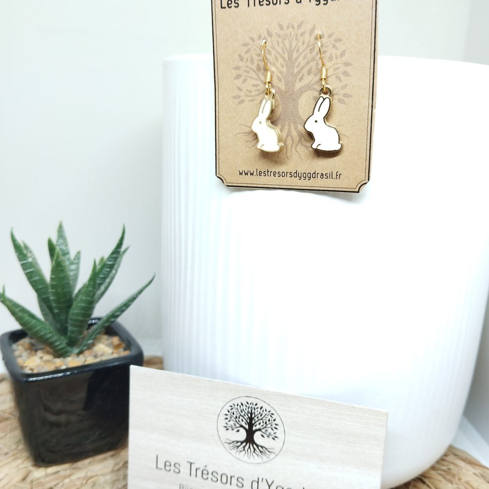 Boucles d'oreilles "Lapin"