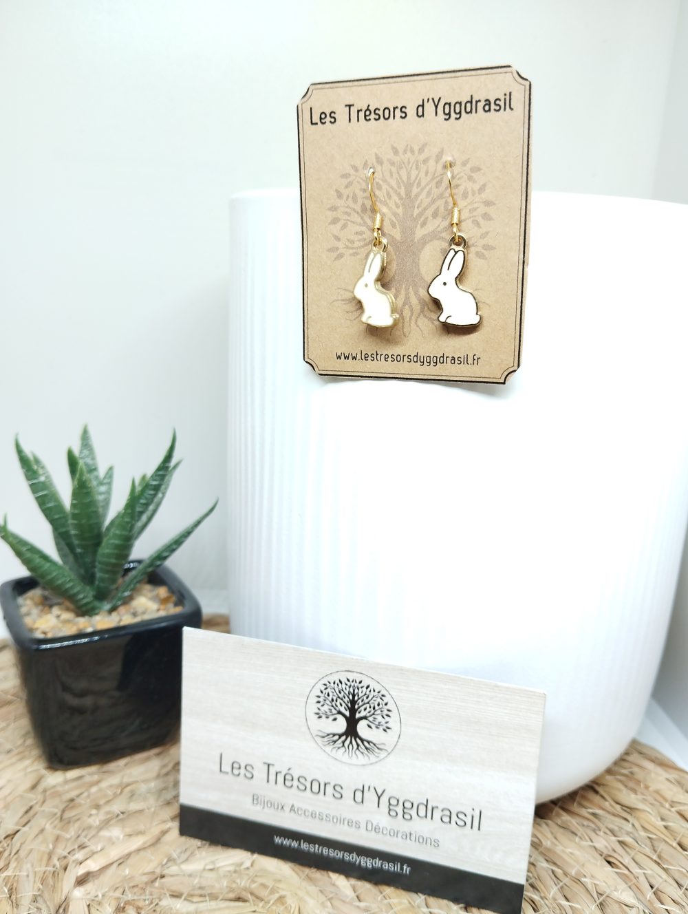 Boucles d'oreilles "Lapin"