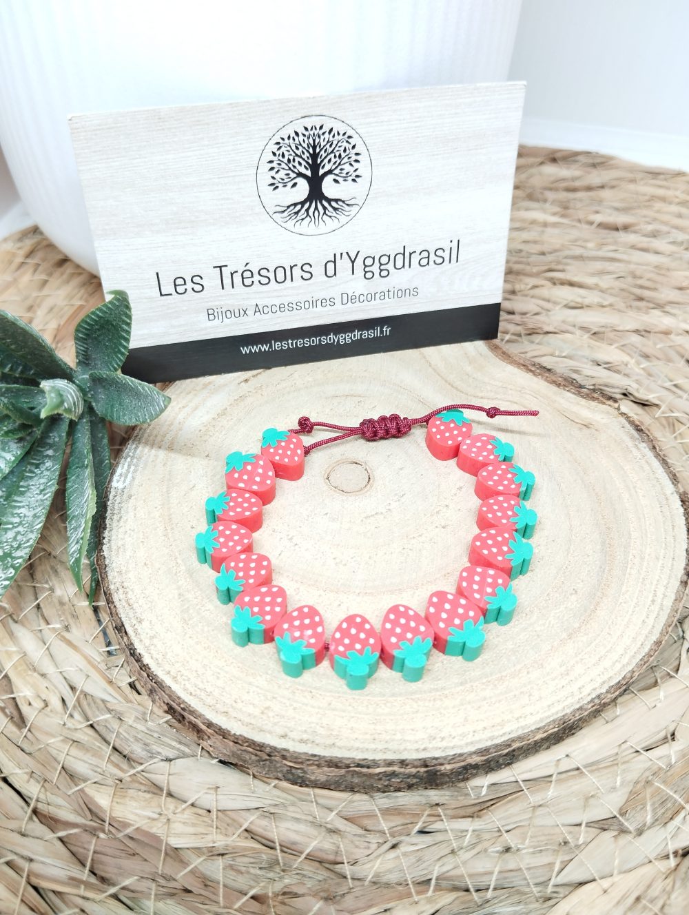 Bracelet "Fraise"
